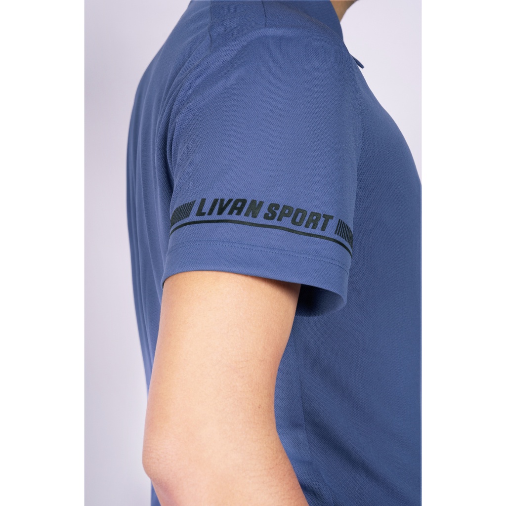 Ảnh Áo Polo Thể Thao Nam Livan Sport Co Giãn Thoáng Khí 3