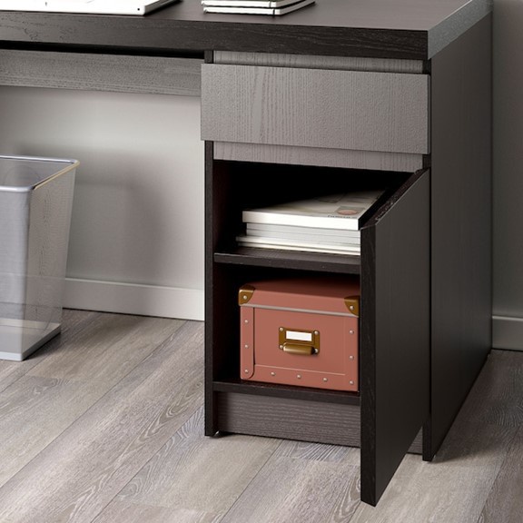 Ảnh MOLTENI, Bàn làm việc, bàn học 1 hộc tủ DEK_002, 140x60x73cm, bàn gỗ Scandi Home 4