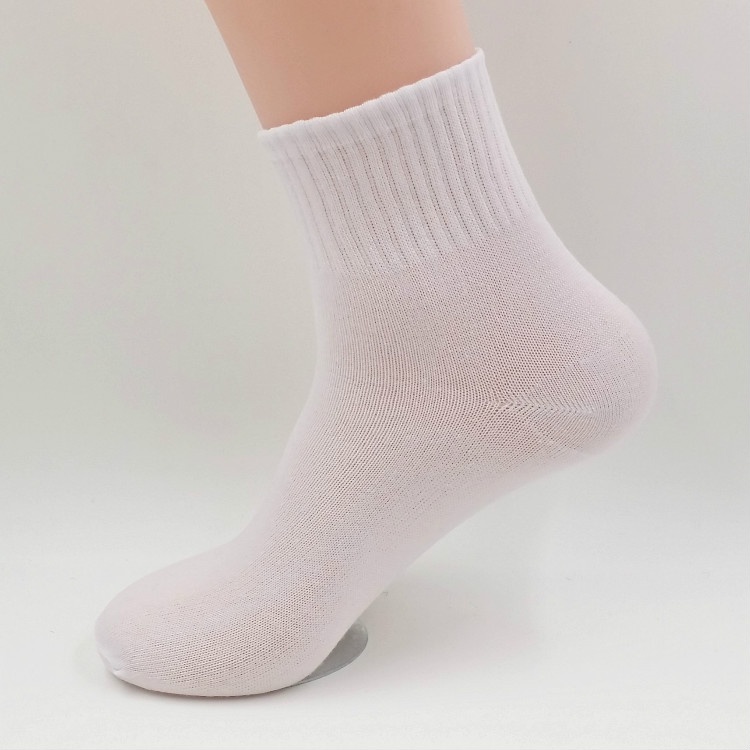 [ Mua 5 tặng 1] Combo 5 đôi vớ thể thao nam nữ trắng đen chất cotton 3B thoáng khí, mềm mịn