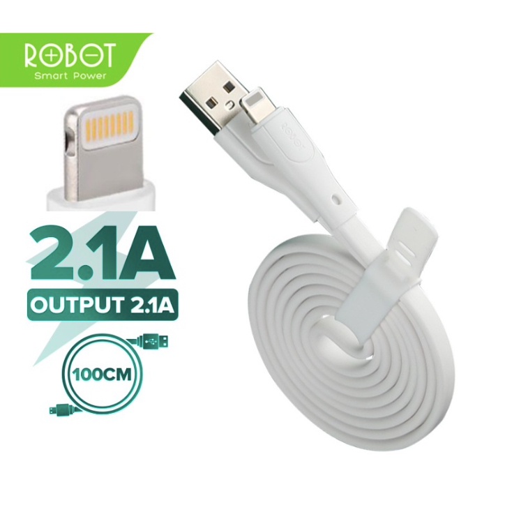 Cáp Sạc ROBOT RGL100/RGC100/RGM100 Dây Cao Su Dẹp Chống Rối Dài 1m ...