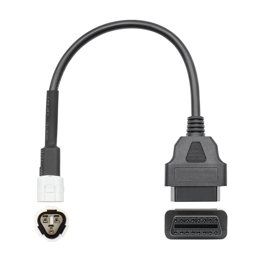 Cáp ChẩN ĐoáN LỗI ELM327 Yamaha 3PIN Sang 16PIN OBD2 OBD2 4Pin Sang 16PIN ELM 327 Yamaha 3 Pin 4 Pin Cho Xe MáY
