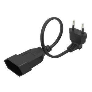 Dây chuyển đổi nguồn BTF EU 2P Nam sang Nữ Dây cáp nối dài cho máy tính xách tay