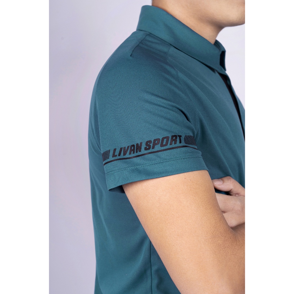 Ảnh Áo Polo Thể Thao Nam Livan Sport Co Giãn Thoáng Khí 4