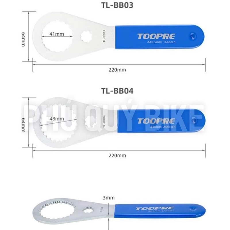Cảo BB TOOPRE Dùng Cho BB SHIMANO/SRAM/DUB/PROWHEEL