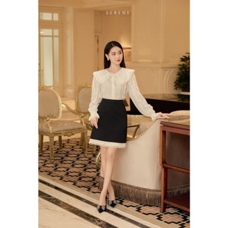 Chân váy QUINE phối ren tiểu thư by Serene
