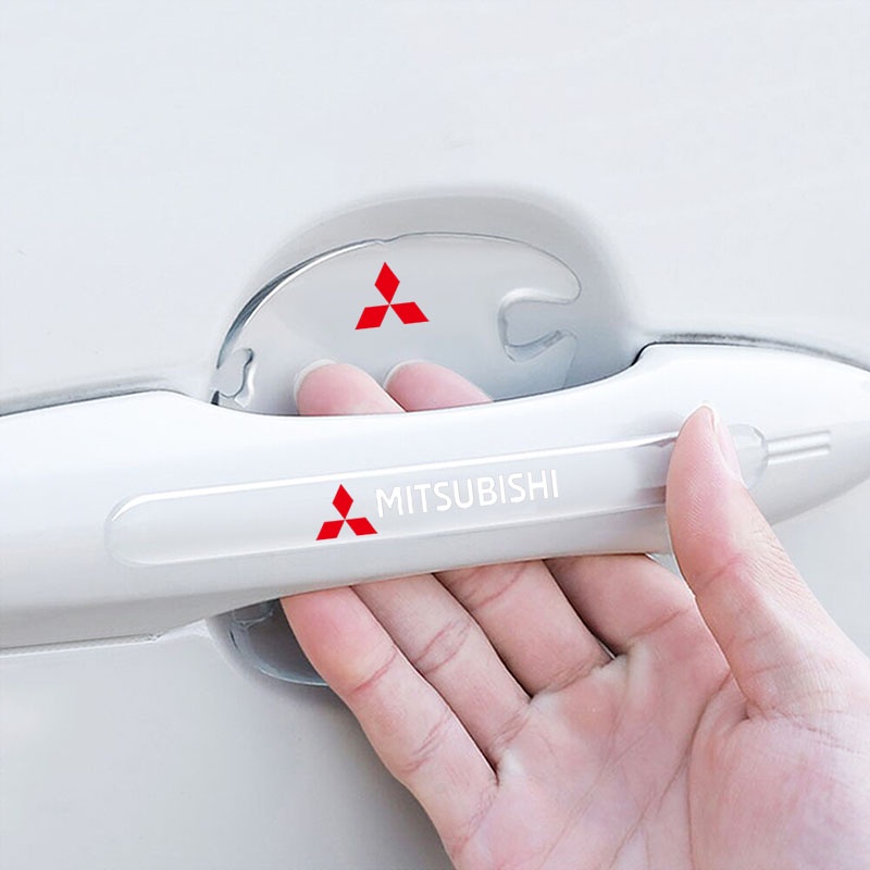 Miếng Dán Trong Suốt Chống Trầy Cho Tay Nắm Cửa Xe Hơi Mitsubishi Xpander Xpandercross Attrage Mirage Ralliart