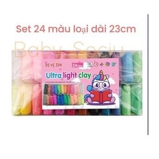 Set 24 màu đất sét siêu nhẹ tự khô/DIY/softclay/handmade