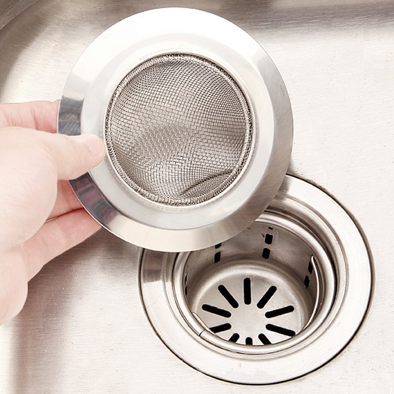Miếng Lưới Inox Lọc Rác Bồn Rửa Chén Chặn Thức Ăn Thừa, Miếng Lọc Rác ...