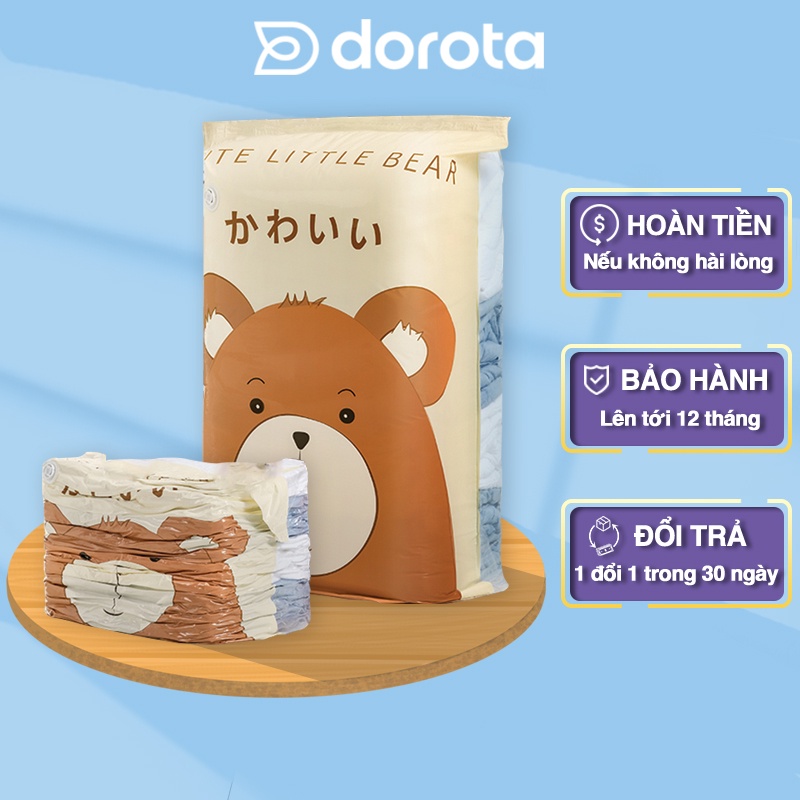Ảnh Túi hút chân không đựng quần áo hình gấu DOROTA nén bằng tay hoặc có thể dùng máy hút chân không AZ 1
