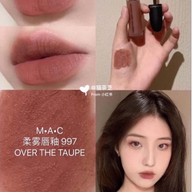 BILL US Son kem MAC Powder Kiss Liquid Over The Taupe Shopee Việt Nam