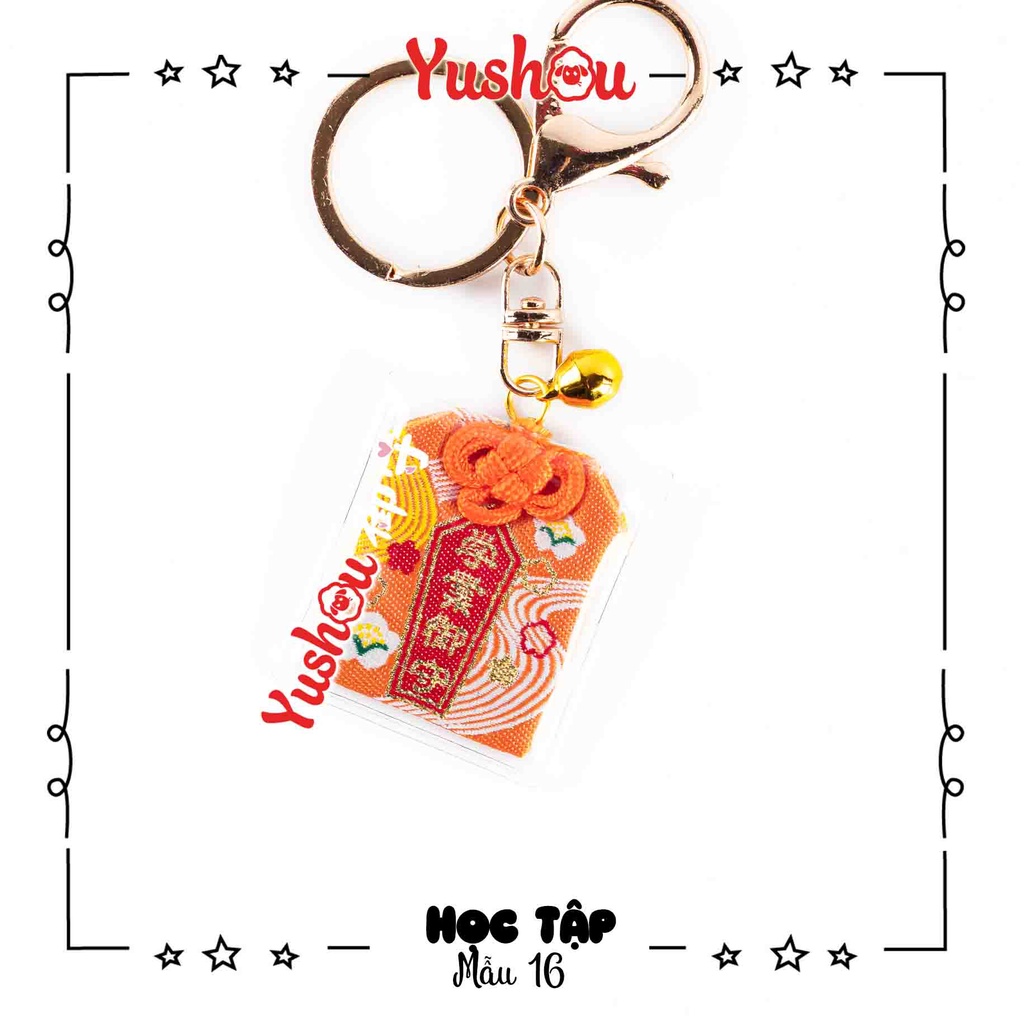 Túi Phước Yushou Học Tập Mẫu 16 - Kiểu Omamori Nhật, Có sẵn, Quà tặng ý nghĩa.