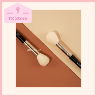Cọ má hồng đầu tròn Gecomo nguyên khối lẻ một cây trang điểm chuyên nghiệp G1035