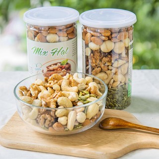 Combo 3 hộp Ngũ cốc Granola MIX HẠT  tặng 1 hộp bánh thuyền mix hạt