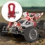 Kim Loại Leo Núi Kéo Móc Móc Khóa, Tời Còng Phụ Kiện Cho 1 / 10 RC Xe Bánh Xích Xe Tải D90 SCX10 Leo Xe, Đỏ