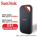 Ổ cứng di động External SSD Sandisk Extreme Pro V2 E81 1TB 2TB 4TB USB 3.2 Gen2 x2 20Gb/s - Bảo Hành Chính Hãng 5 Năm — ảnh 1