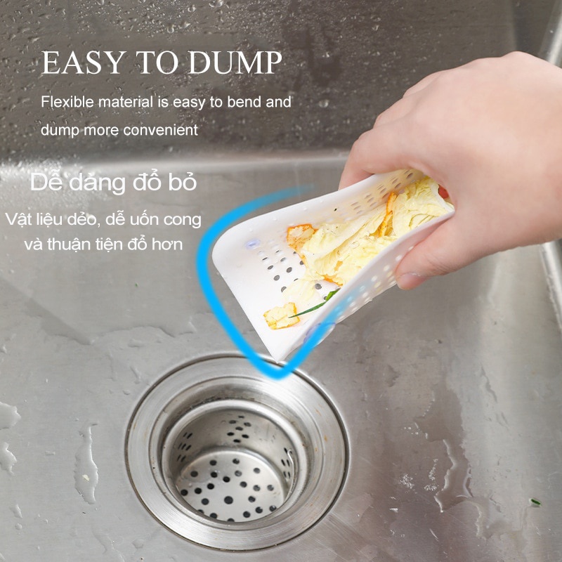 Bịt cống bồn rửa chén bát bồn rửa mặt nhà vệ sinh chặn rác ngăn côn trùng thoát sàn chất liệu silicon BINWEE MART