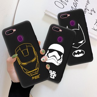 Ốp lưng họa tiết Ironman STARS WARS tùy chỉnh Oppo Neo9 A39 F1S A83 F5 F7 F9 F9Pro A3S A5S A71 F11 A5 A9 A53 A32 2020 A54 A15 A15S Reno 5 6 4G