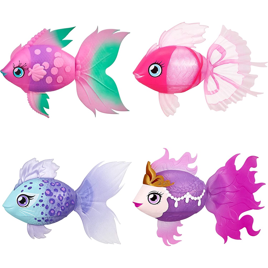 Little Live Pets Lil 'Dippers Fish - Trải nghiệm giải hộp và tương tác kích hoạt bằng nước ma thuật