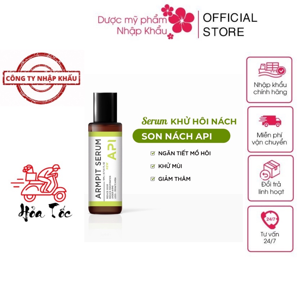Serum khử mùi hôi nách Armpit Serum API Mee+ Natural Vietnam, Son nách ...