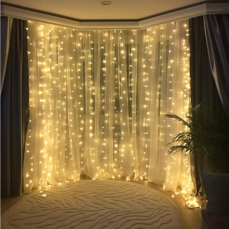 Bộ Đèn Led Thả Rủ 1.5m/3m Chỉnh Chế Độ Đứng Yên Chớp Nháy, Đèn Led ...