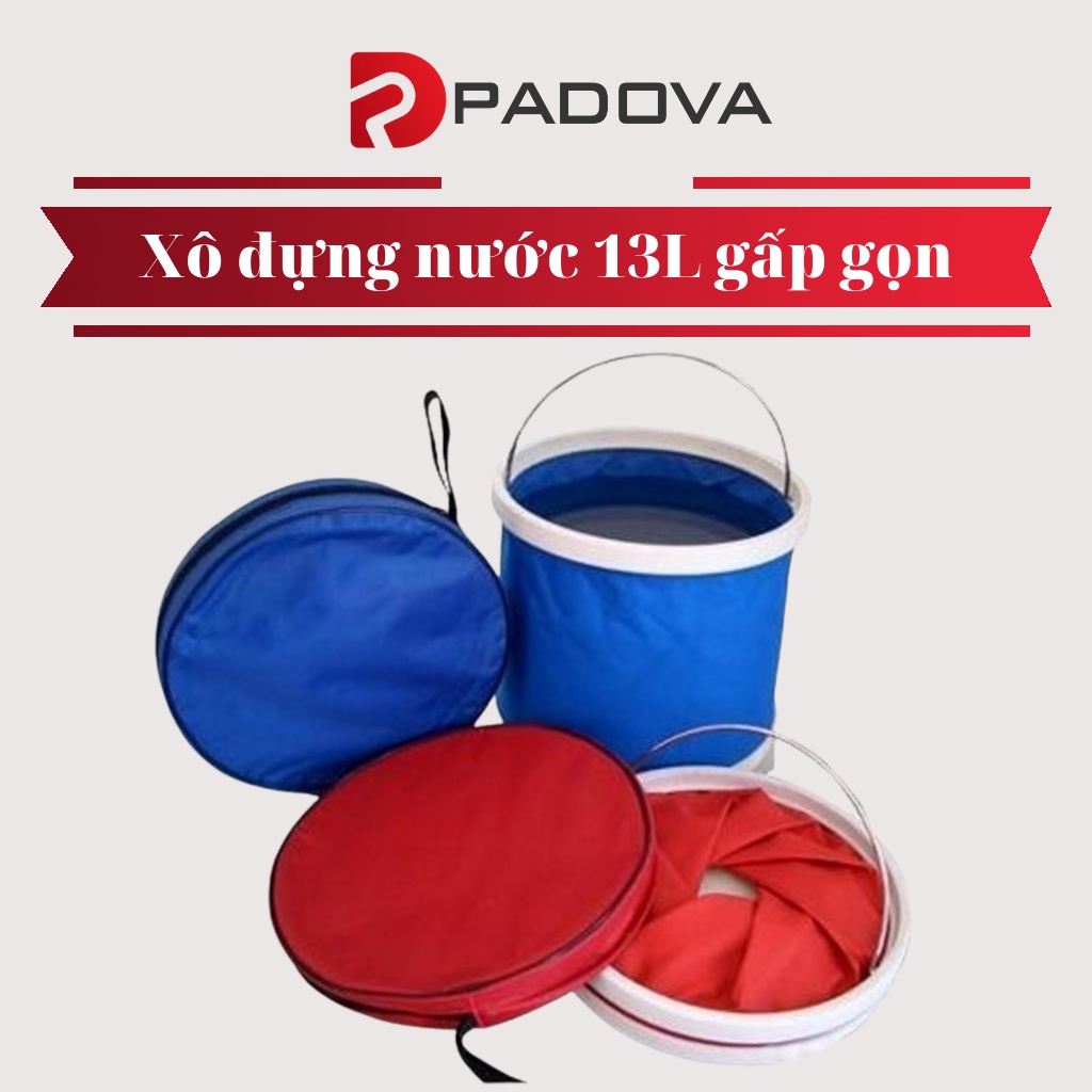 Xô Nước Đa Năng Rửa Xe, Lau Chùi, Câu Cá 13L Gấp Gọn Du Lịch Tiện Lợi ...