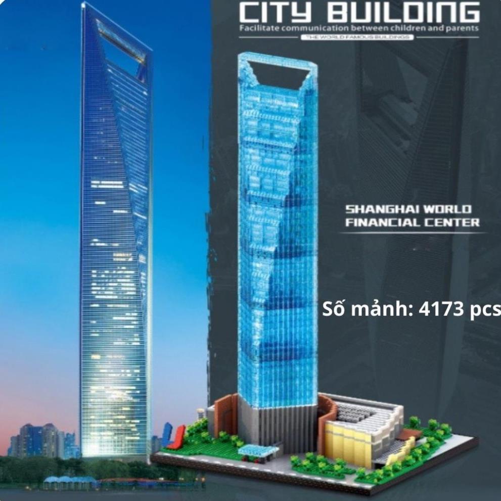 Đồ chơi lắp ráp xếp hình kỳ quan thế giới Có sách hướng dẫn ghép [Cực lớn 5500 chi tiết]