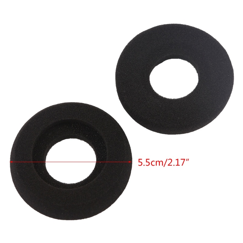 WU Bọt Miếng Đệm Tai Đệm Cho Blackwire 3310 3320 Tai Nghe Bọt Biển Tay Áo Thoải Mái Bọt Biển Đệm Tai Earcups