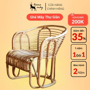 Ghế Mây Tự Nhiên Windsor Trang Trí - Cho Ban Công, Phòng Khách, Quán Cafe, Khách Sạn và Homestay