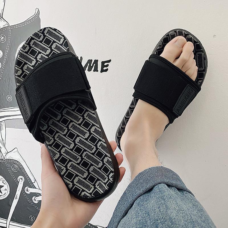 Dép Quai Ngang Khóa Dán Chống Trượt Thời Trang Mùa Hè Cho Cặp Đôi