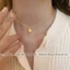 Vòng cổ titan nữ không gỉ mạ vàng 18k thiết kế mặt trái tim trẻ trung dễ thương