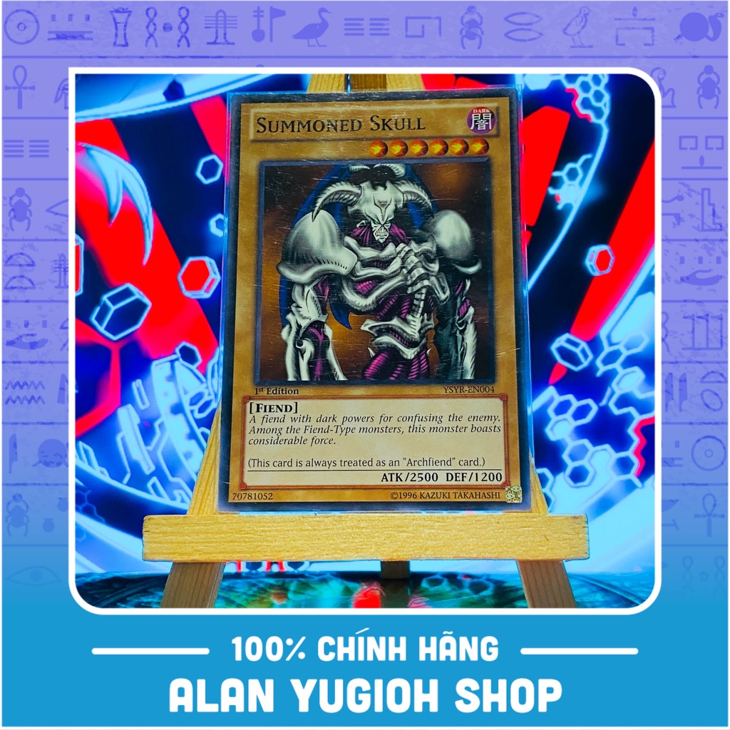 Uk Bài Yugioh Chính Hãng Summoned Skull Ysyr En004 Common 1st Edition Shopee Việt Nam 2412