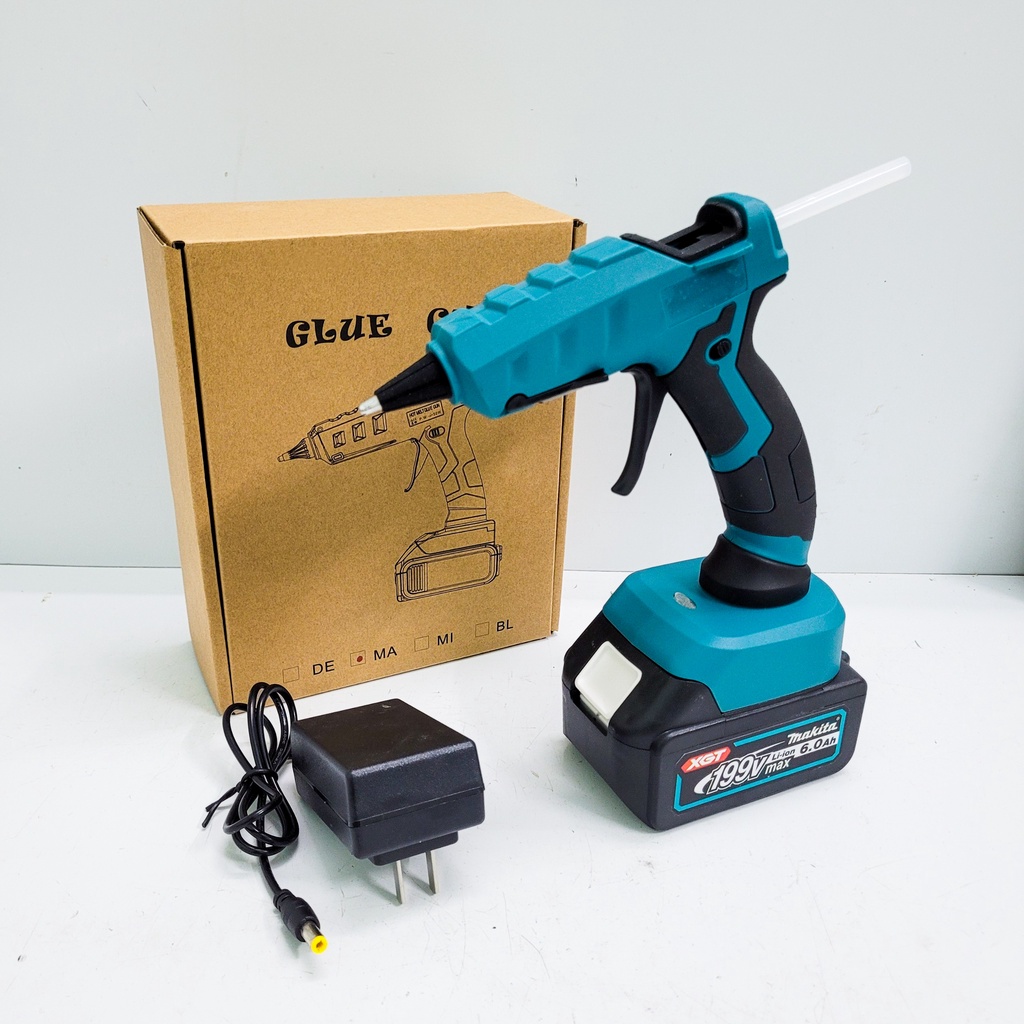 Súng bắn keo nến chạy pin MAKITA - Tặng kèm 2 que keo nến 110mm ...