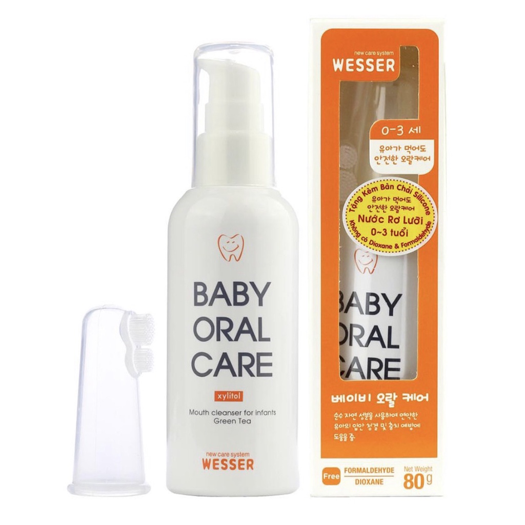 Nước rơ lưỡi Wesser Baby Oral Care 80g Shopee Việt Nam