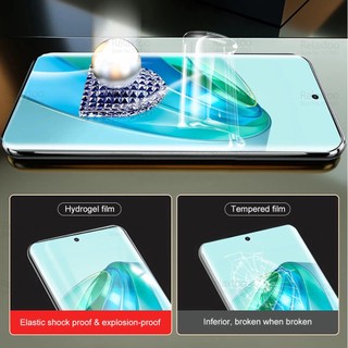 3in1 Mặt Trước Mặt Sau Full Cover Bảo Vệ Hydrogel Phim Cho Huawei Honor X9D X9c X9b X9a X 9A HonorX9C 5G Phía Sau Ống Kính Camera Mềm Bảo Vệ Màn Hình Bảo Vệ Cho Honor X9C Thông Minh 5G