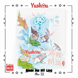 Túi Phước Yushou Cá Chép - An Khang - Kiểu Omamori Nhật, Có sẵn, Quà tặng ý nghĩa.