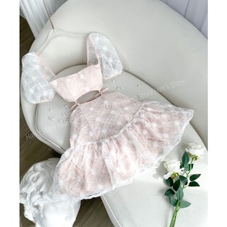 VÁY HOA NỔI TỰ THIẾT KẾ RIÊNG CỰC XỊN (ẢNH THẬT CÓ CHÈN TÊN SHOP)