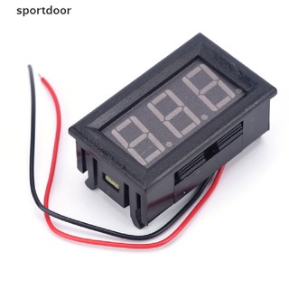 Vôn kế điện tử 4,5-30V Đỏ cho ô tô