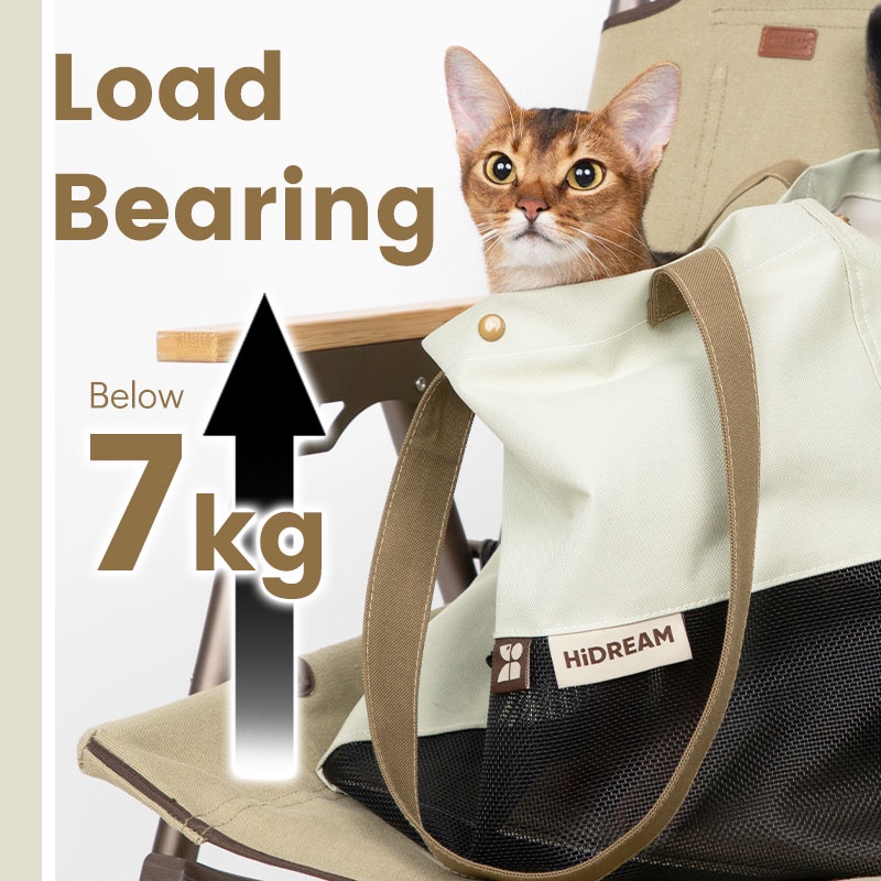 HamshMoc Soft Sided Pet Carrier Ba lô thú cưng chống nước Thông gió cho du lịch Đi bộ đường dài Cắm trại cho mèo Chó và động vật nhỏ Hàng không được phê duyệt