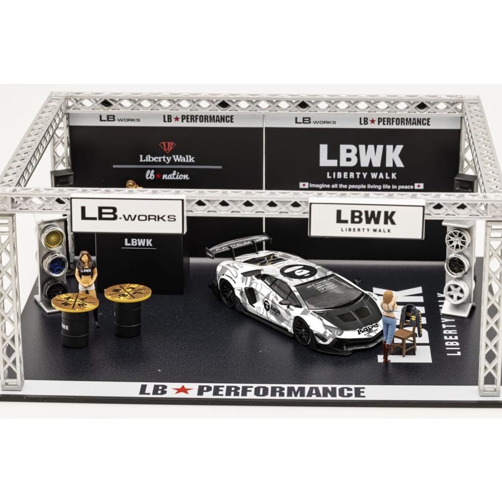 MÔ HÌNH 1:64 LBWK - LBWK Lamborghini Aventador LP700-4 2.0 Aape Livery ...