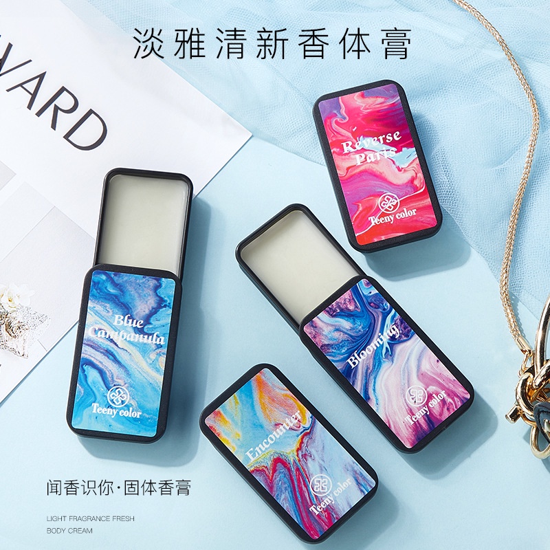 Sét 4 khay nước hoa khô nhiều mùi 🎀 Nước hoa khô dạng sáp shi mang hàng nội địa trung siêu hot