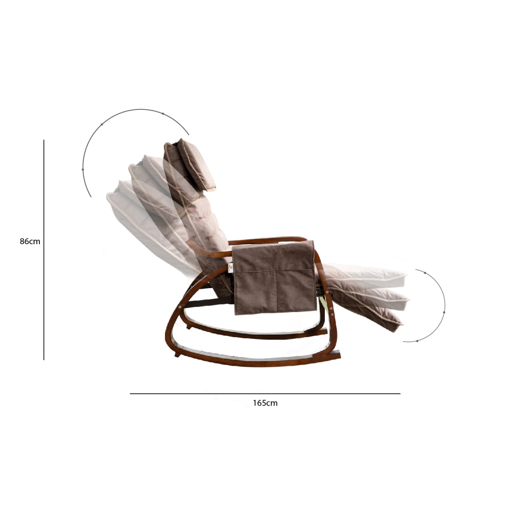 Ảnh POANG ROCKING CHAIR | plywood óc chó/bạch dương | nâu | R67xS162xC86 cm 2