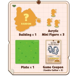Cookie Run Kingdom Cookie Village Series Hình xây dựng sản xuất trong trò chơi