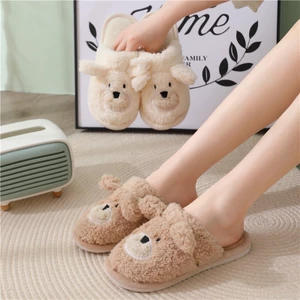Giày Sục Gấu Bông mềm mịn - kèm video và ảnh thật