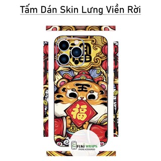 Tấm dán Skin Mặt Sau Thần Tài M011 FULL VIỀN 14 pro max , 13 pro max , 12 pro max , 11 pro max , xs max - FukiShop