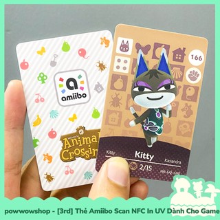 [Sẵn VN - Hỏa Tốc] 3rd Thẻ Amiibo Scan NFC Cat Series Dành Cho Game Animal Crossing New Horizons Nintendo Switch