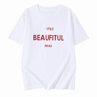 HIIXIIVI Áo Thun 100% Cotton Tay Ngắn Dáng Suông In Họa Tiết Hoạt Hình Phong Cách Hàn Quốc Thời Trang Unisex Size 5XL