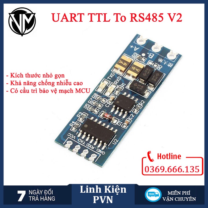 Mạch chuyển đổi giao tiếp UART TTL To RS485 V2 | Shopee Việt Nam