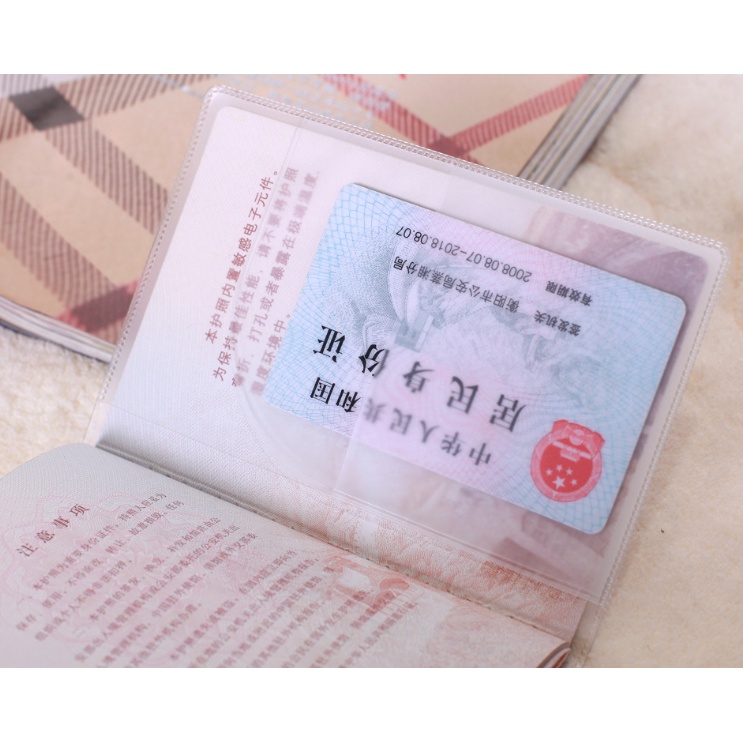 Vỏ bọc bọc hộ chiếu trong suốt dầy dặn chất lượng
