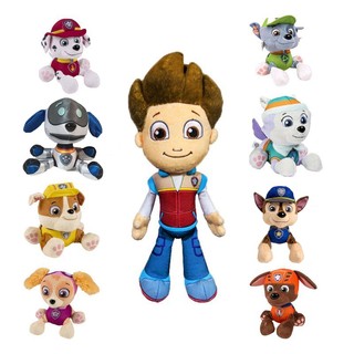 Bộ Thú Nhồi Bông Siêu Đáng Yêu – Đầy Đủ Ryder, Marshall, Chase, Skye, Rubble, Zuma, Rocky