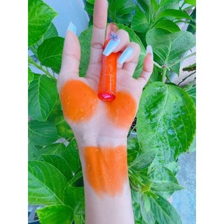 Son Cam vàng/Vàng bí ngô H07 KOREA T.A.M Tặng tẩy tế bào chết,son siêu ăn uống chống trôi tint